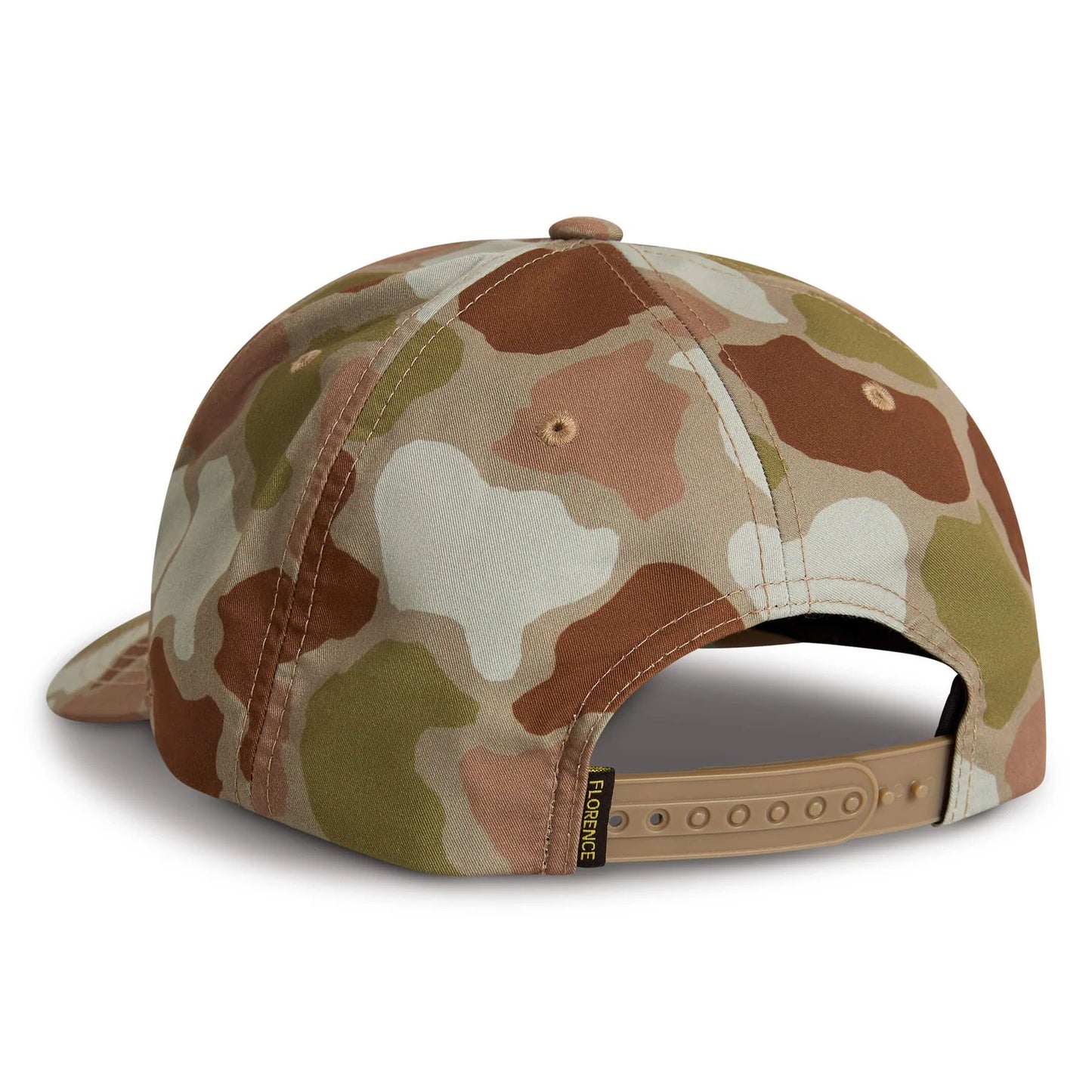 Florence Marine X Logo Twill Hat - Arid Tan Camo
