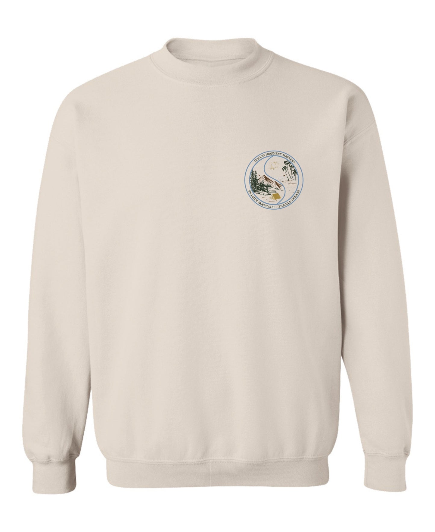 Fragile Ocean Public Lands Crew - Bone White
