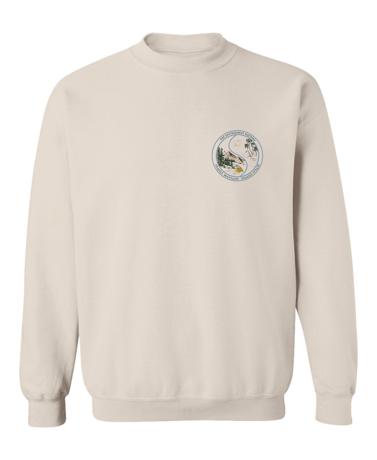 Fragile Ocean Public Lands Crew - Bone White