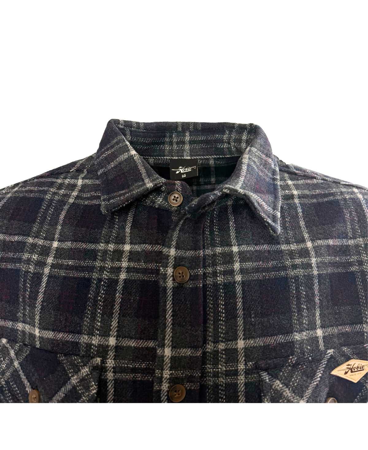 Hobie Harbor Flannel - Charcoal
