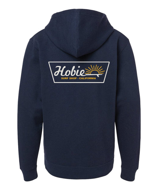 Hobie Kids Rising Sun Zip Hoodie - Navy