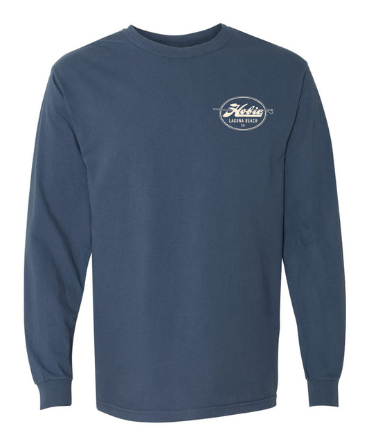 Hobie Laguna Beach City Stamp Longsleeve Tee - Midnight