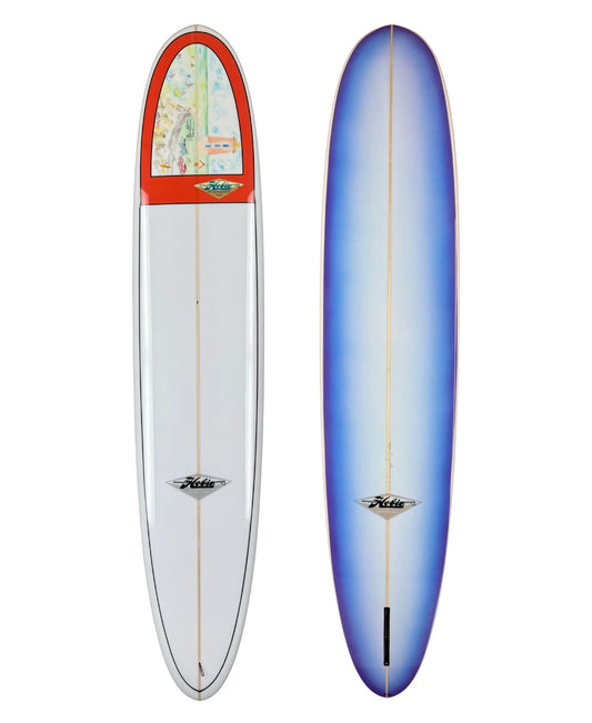 Hobie Peter Pan Performance Slug 9'6" Longboard - Blue Air Brush