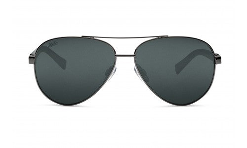 Hobie Polarized Broad Shiny Gunmetal Sunglasses