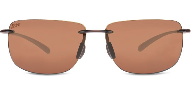 Hobie Polarized Rips Shiny Brown Sunglasses - Copper