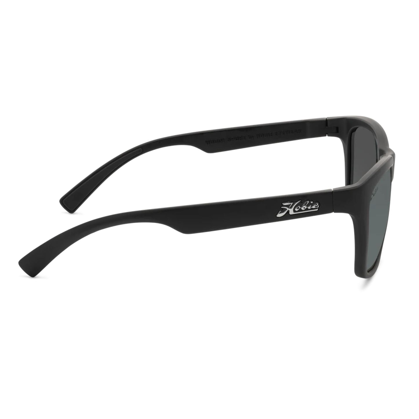 Hobie Polarized Woody Sport Satin Black & Grey Sunglasses - Satin Black Grey
