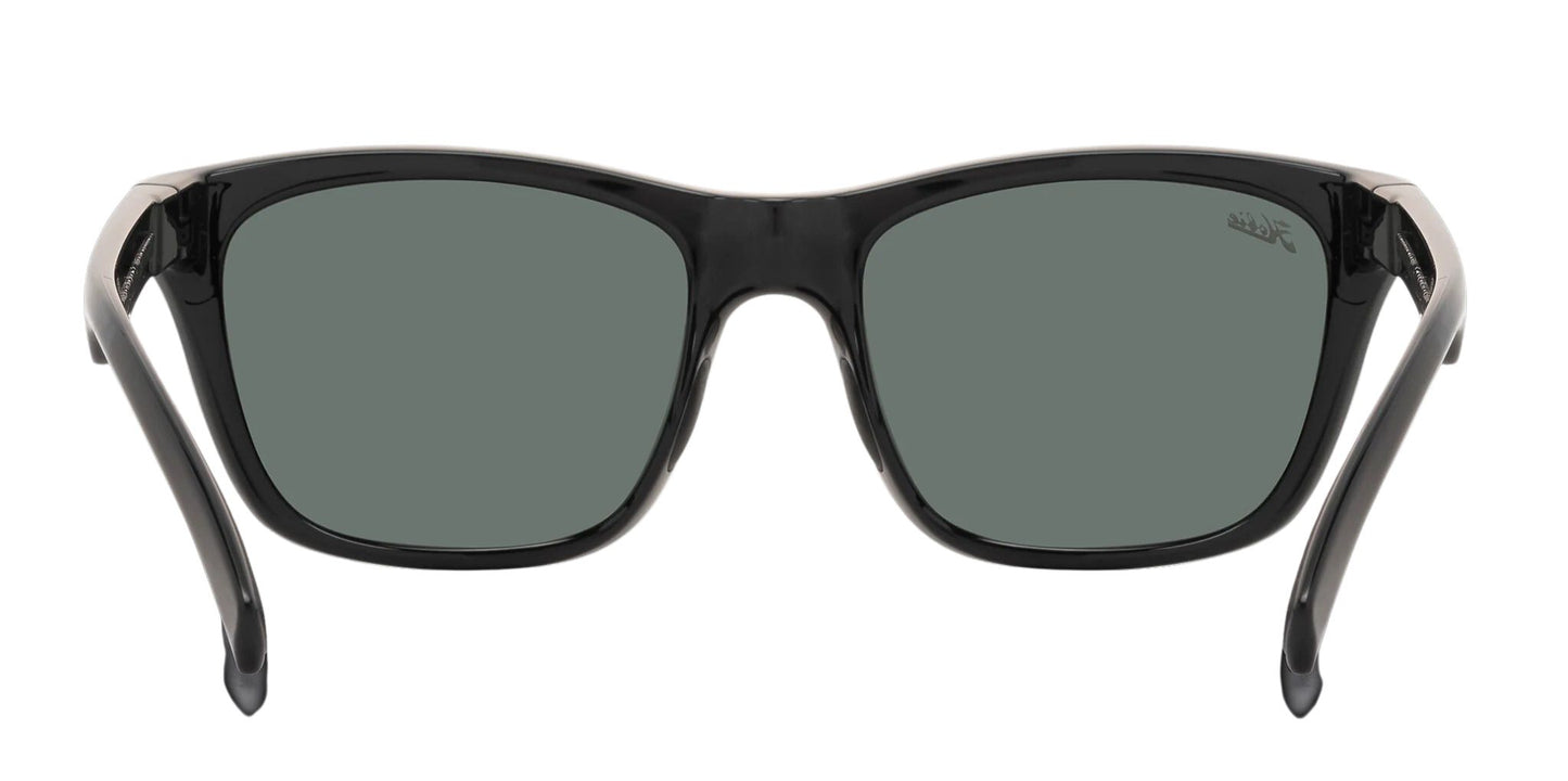 Hobie Polarized Woody Sport Shiny Black & Grey Sunglasses - Black