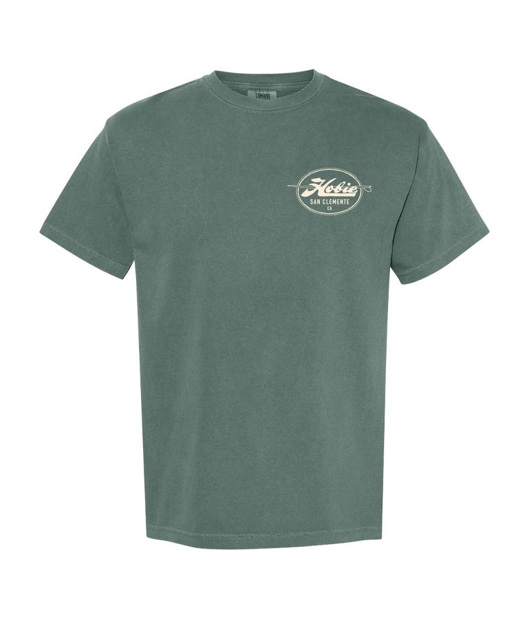 Hobie San Clemente City Stamp Tee - Blue Spruce