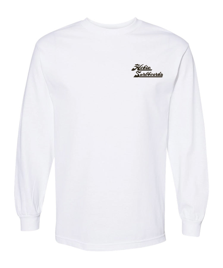 Hobie Surfboards Drop Knee Longsleeve Tee - White