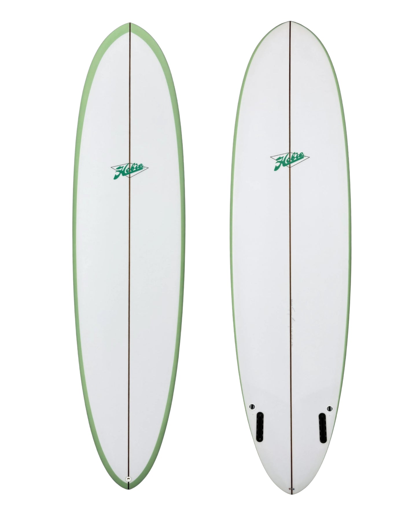 Hobie Twinzer Egg 7'2" Midlength - Green Air Brush