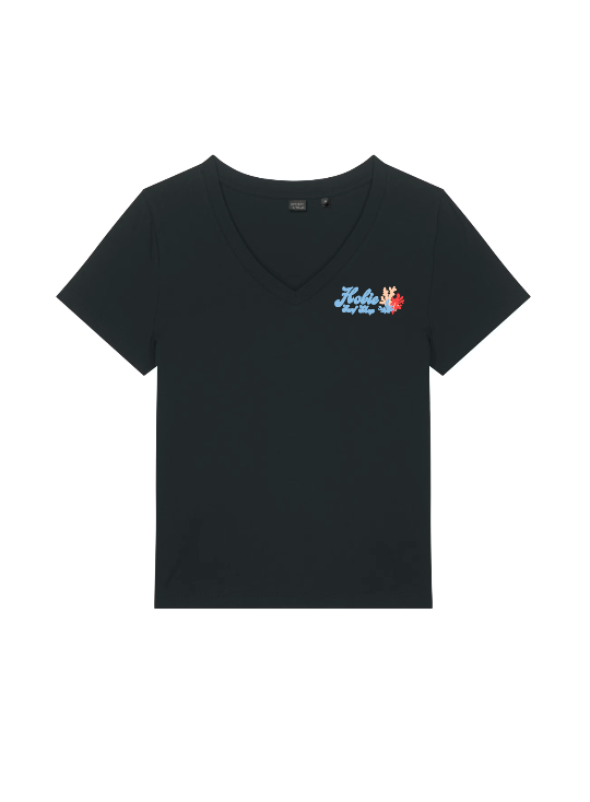 Hobie Women's Below The Sea V-Neck Tee - Black