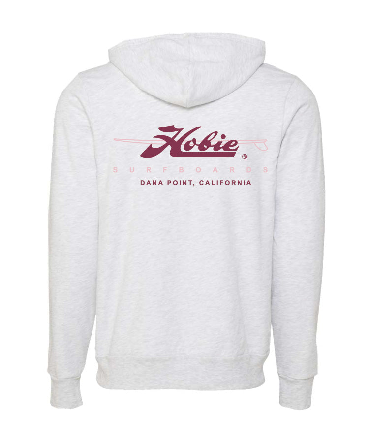 Hobie Women's Classic Dana Point Zip Hoodie - Ash