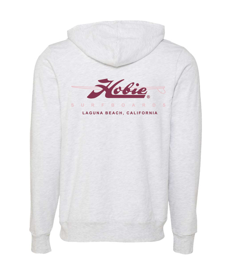 Hobie Women's Classic Laguna Beach Zip Hoodie - Ash