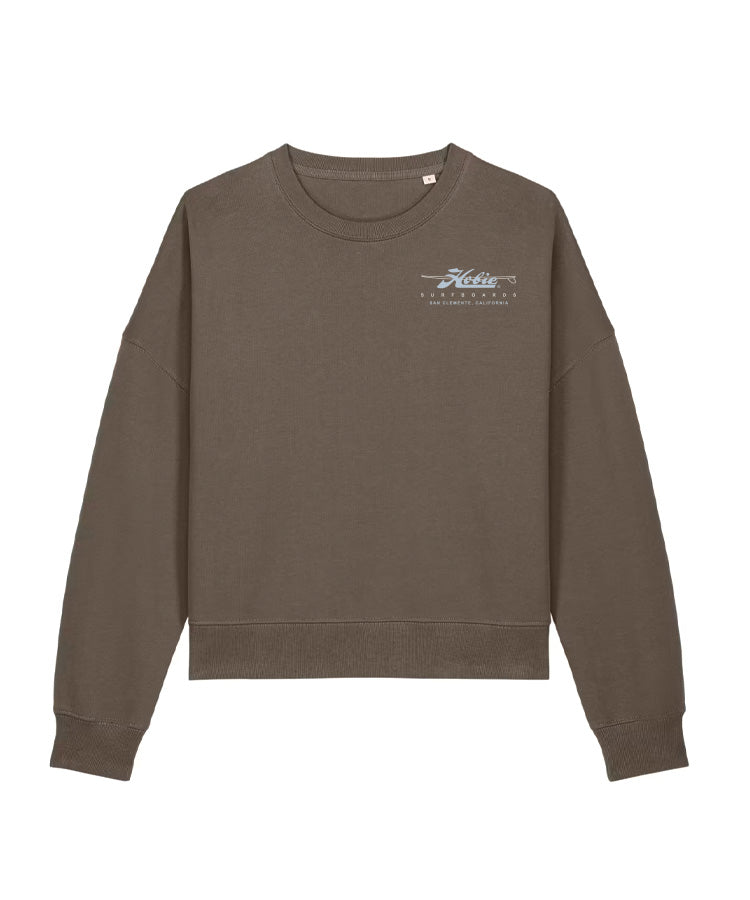 Hobie Women's Classic San Clemente Crew - Mocha