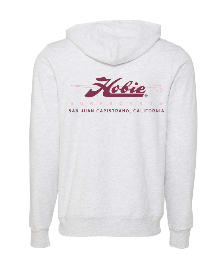 Hobie Women's Classic San Juan Capistrano Zip Hoodie - Ash
