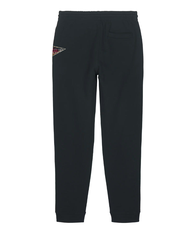 Hobie Women's Leopard Diamond Sweatpants - Black