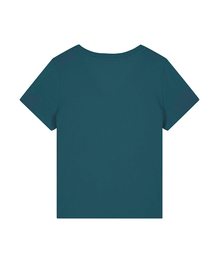 Hobie Women's Palms V Neck Tee - Stargaze Green