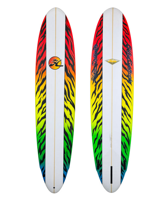Hobie by Timmy Patterson 8'3" 80's Longboard - Zebra Multi