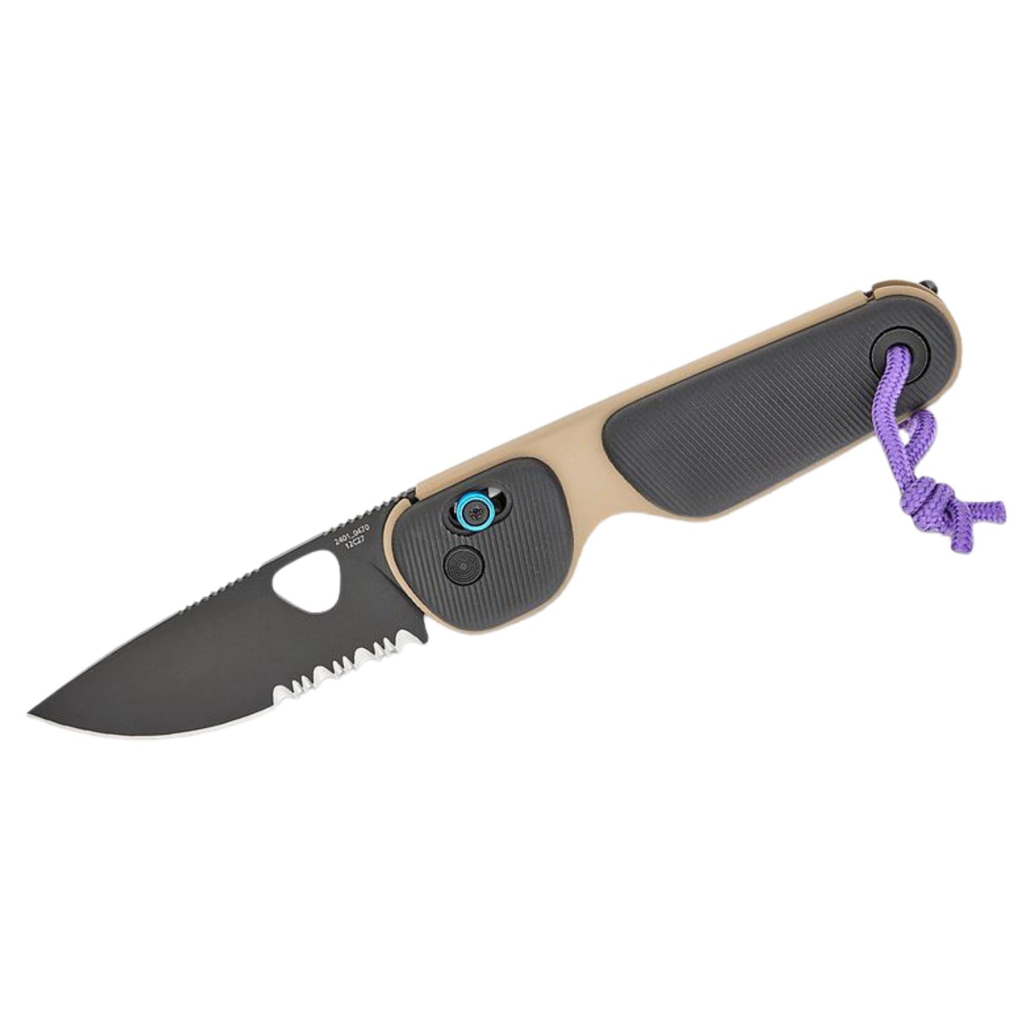 James Brand Redstone Coyote Tan + Black Pocket Knife - COYOTE