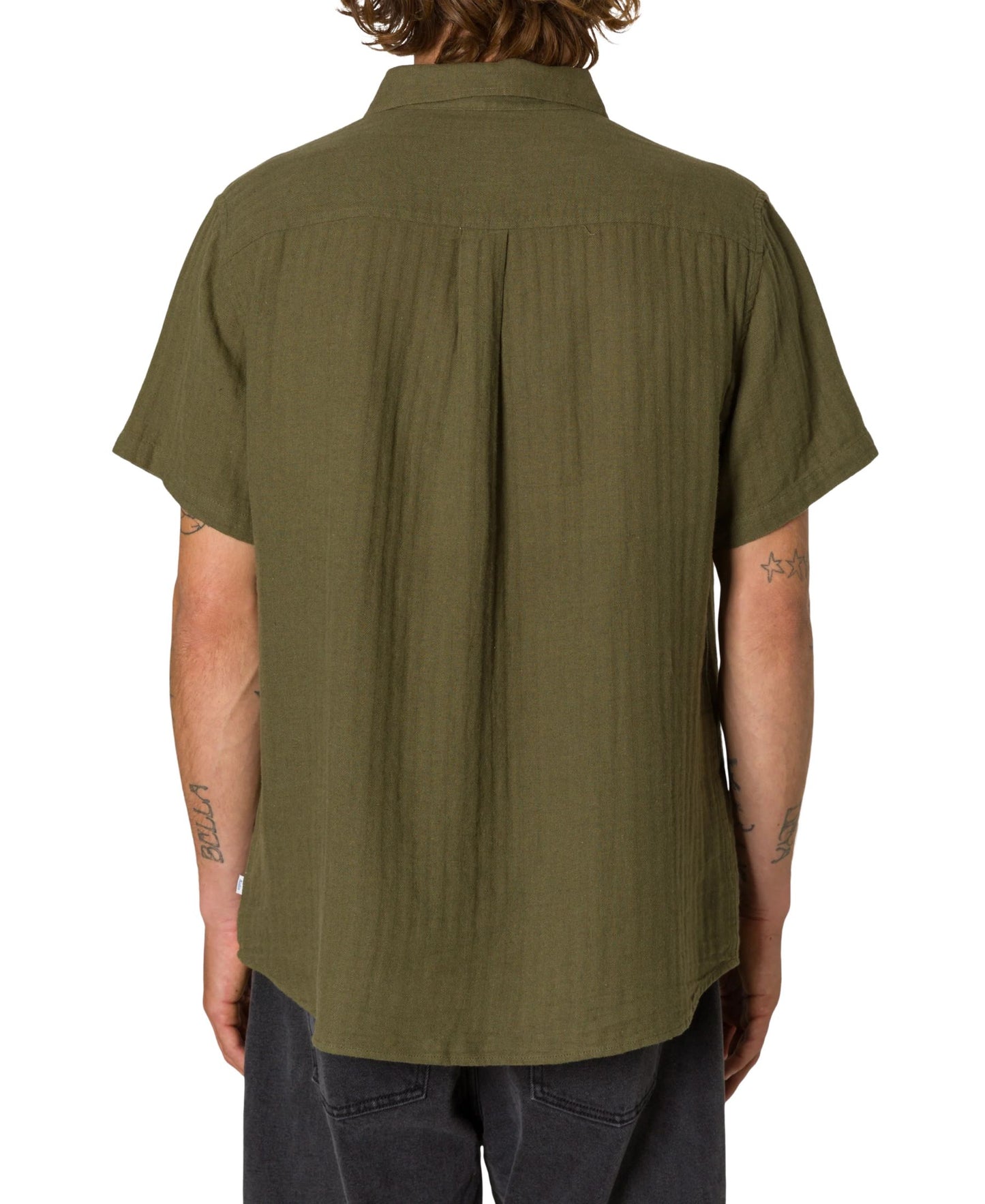 Katin Alan Solid Shirt - Olive Night