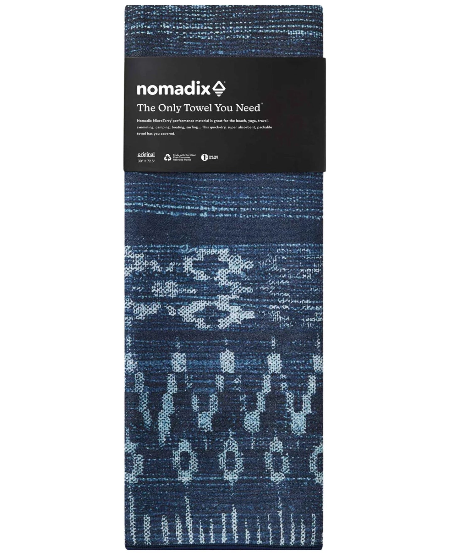 Nomadix Original Towel: North Swell 2 - Blue