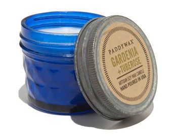 Paddywax Relish Pot Gardenia & Tuberose 3oz Candle - Blue