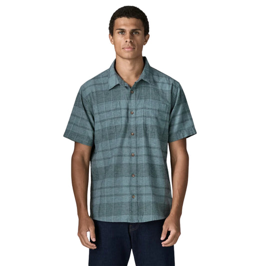 Patagonia Men's Back Step Shirt - Shore Plaid: Summit Blue