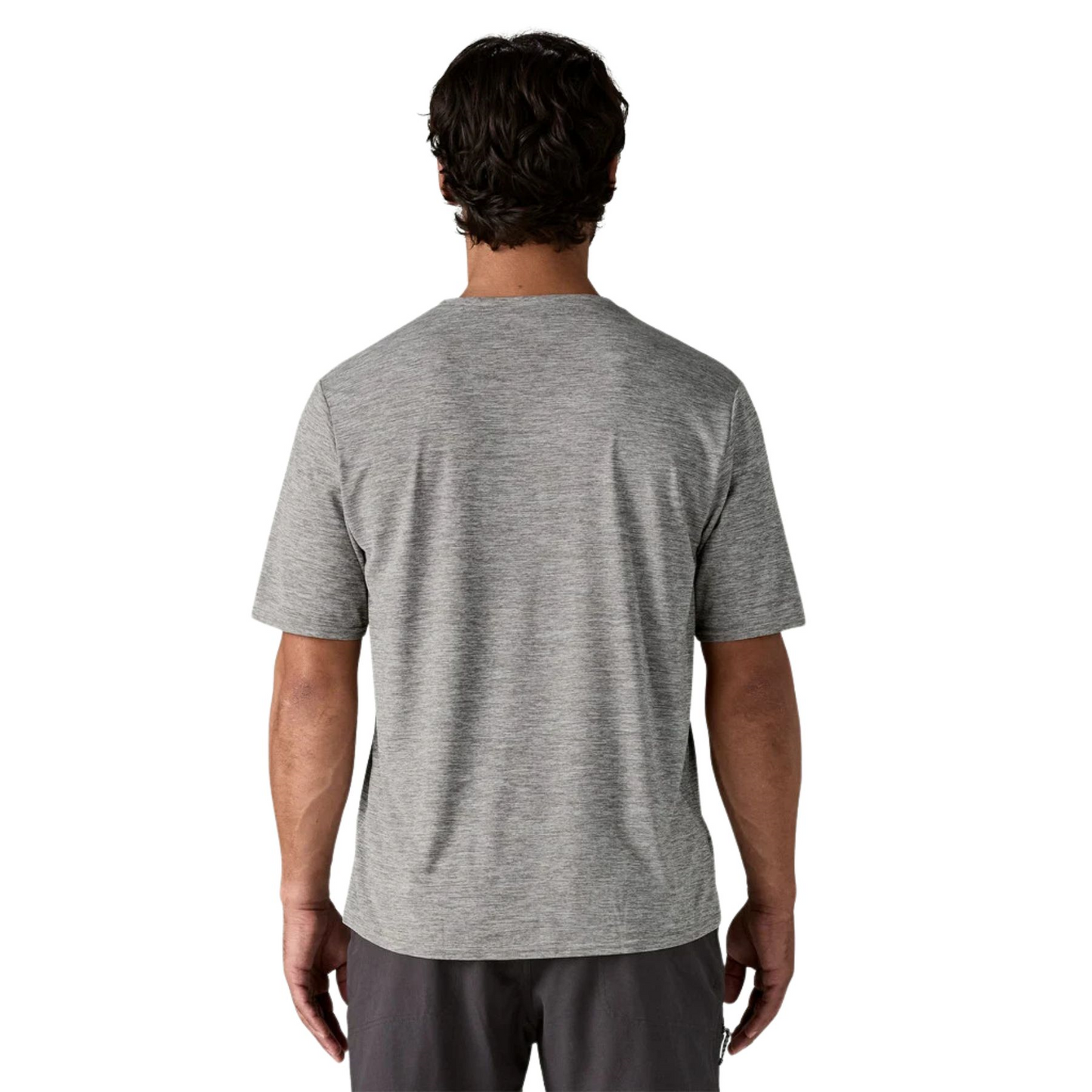 Patagonia Men's Capilene Cool Daily Graphic Shirt - Early Lines: Feather Grey