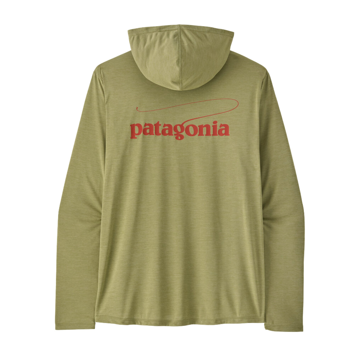 Patagonia Men's Capilene Cool Sun Hoody - Water People Banner - Gumtree Green: Light Gumtree Green X-Dye