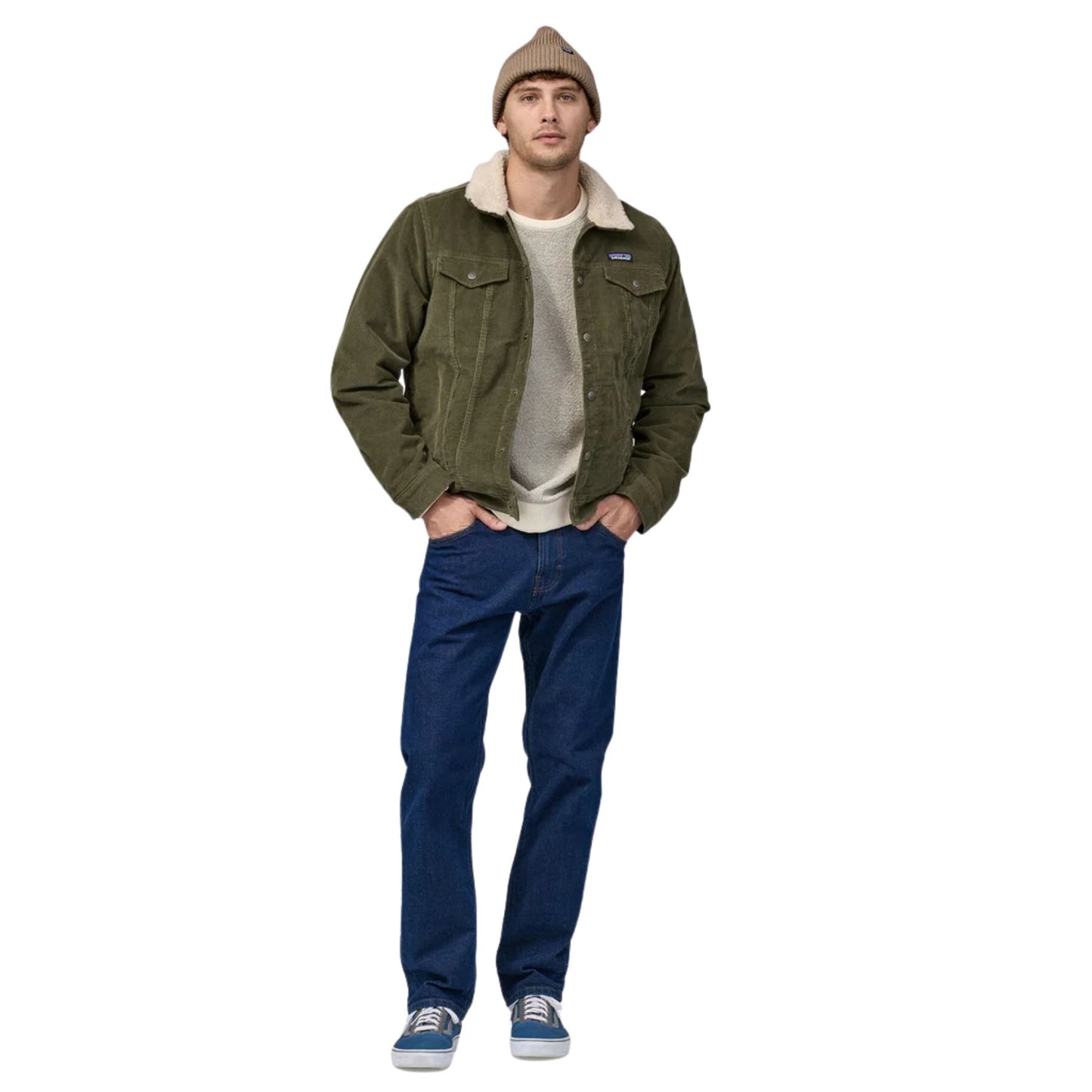 Patagonia Men's Pile-Lined Trucker Jacket - Basin Green