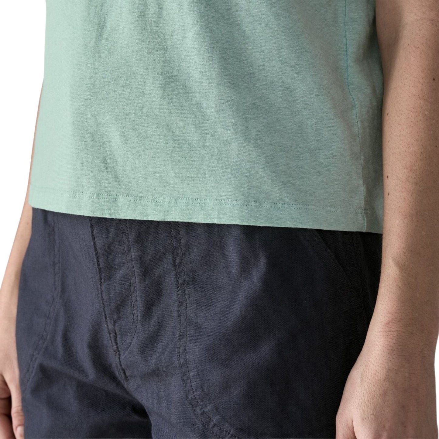 Patagonia Women's Trail Harbor Tee - Thin Ice
