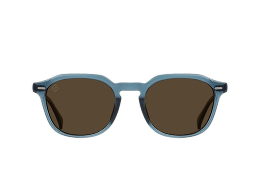 Raen Clyve Absinthe & Vibrant Brown Polarized Men's Round Sunglasses