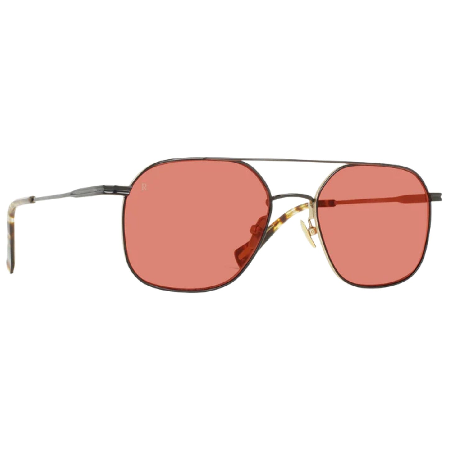 Raen Spyre Satin Black Gold & Dune Sunglasses