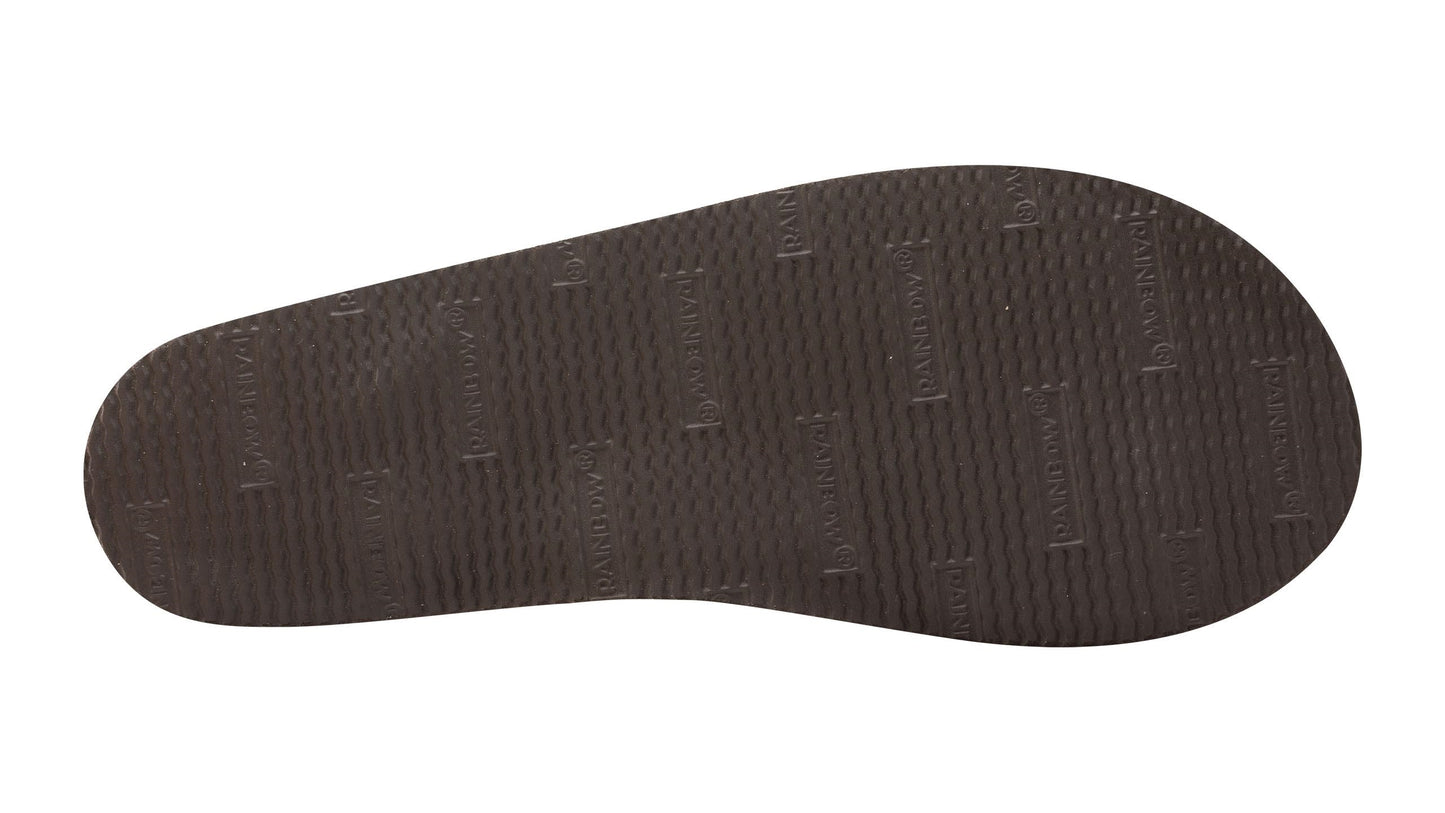 Rainbow Flirty Braidy Single Layer Sandals - Dark Brown