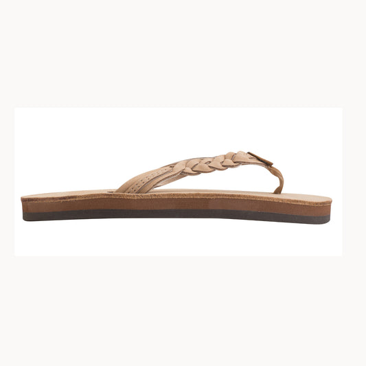 Rainbow Kids Flirty Braidy Premier Leather Braided 1/2" Strap Sandals