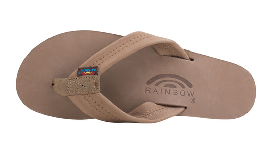 Rainbow Single Layer Wide Strap Women's Sandals