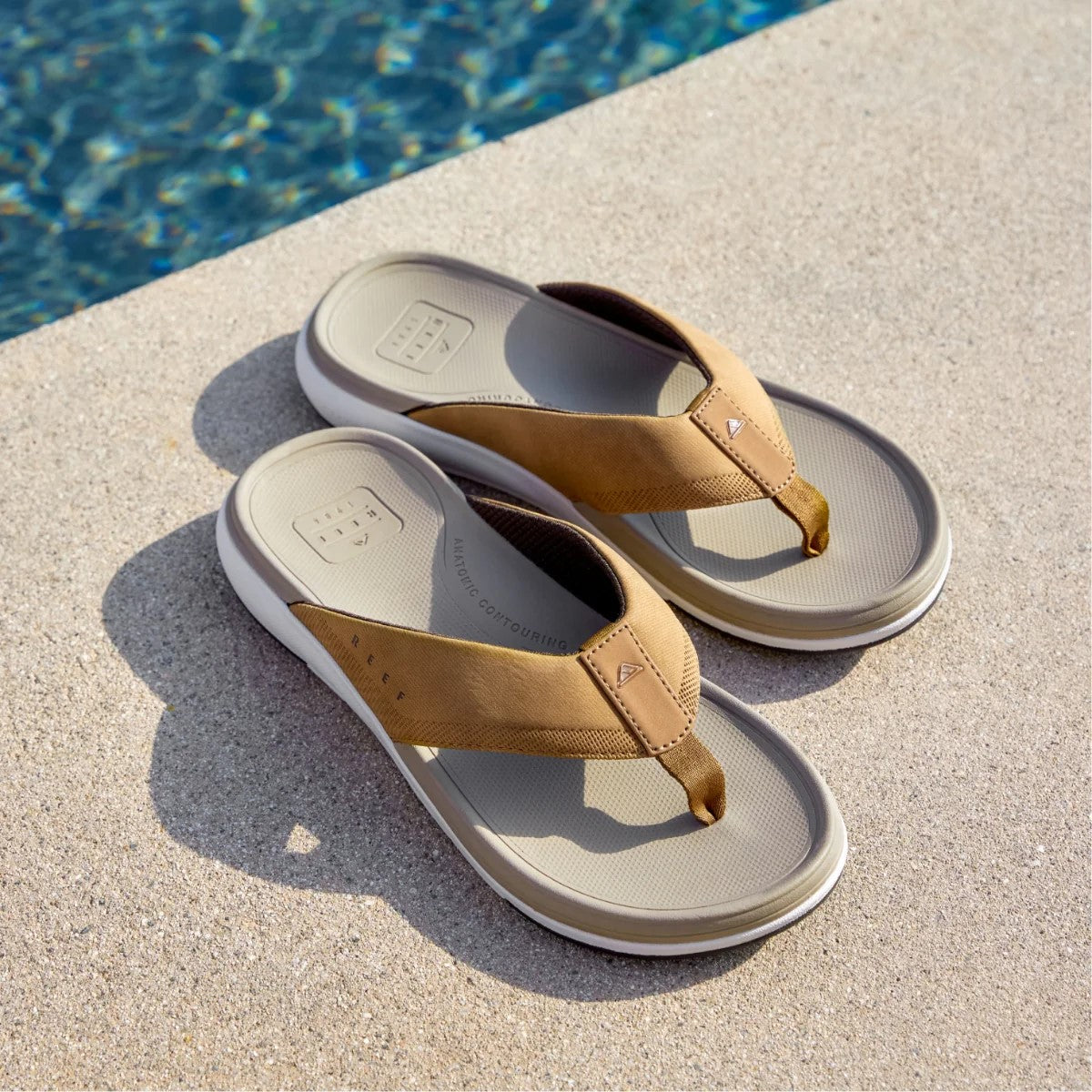 Reef Cushion Norte Tan Men's Sandals - Tan