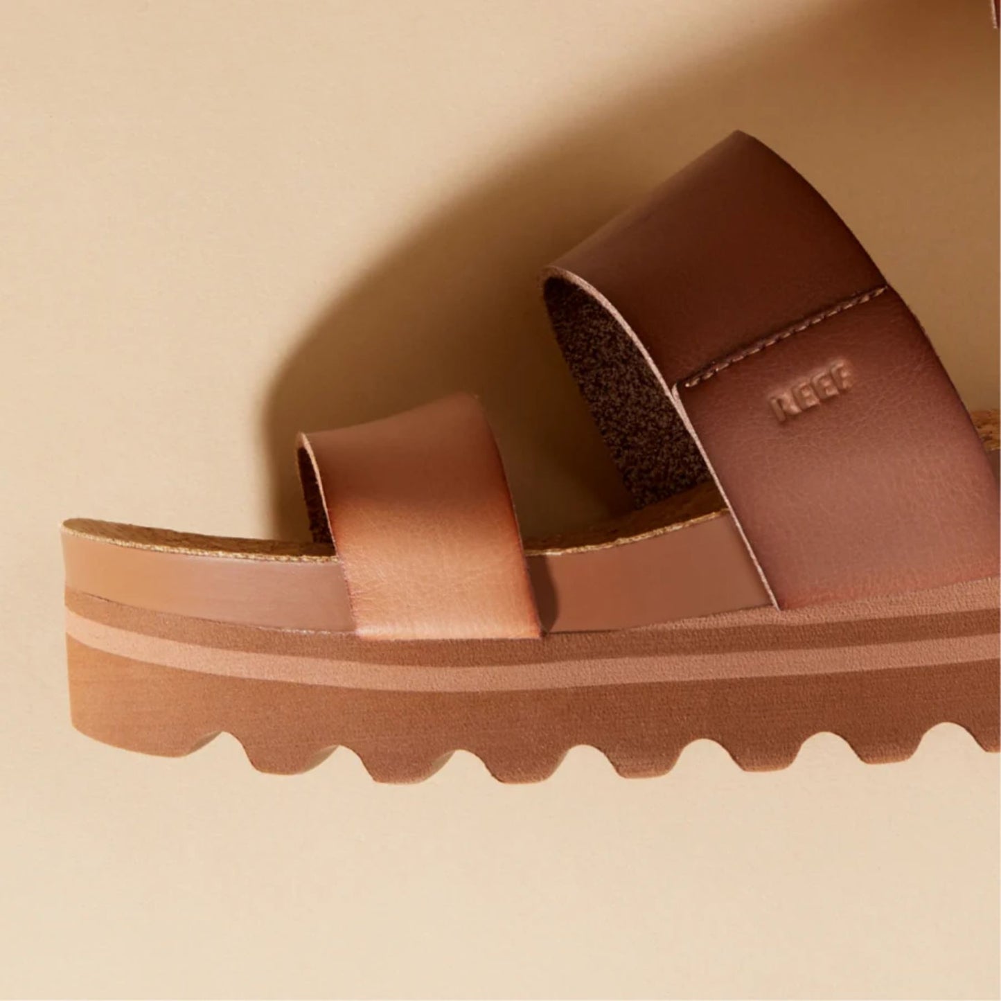 Reef Cushion Vista Hi Espresso Women's Sandals - Espresso