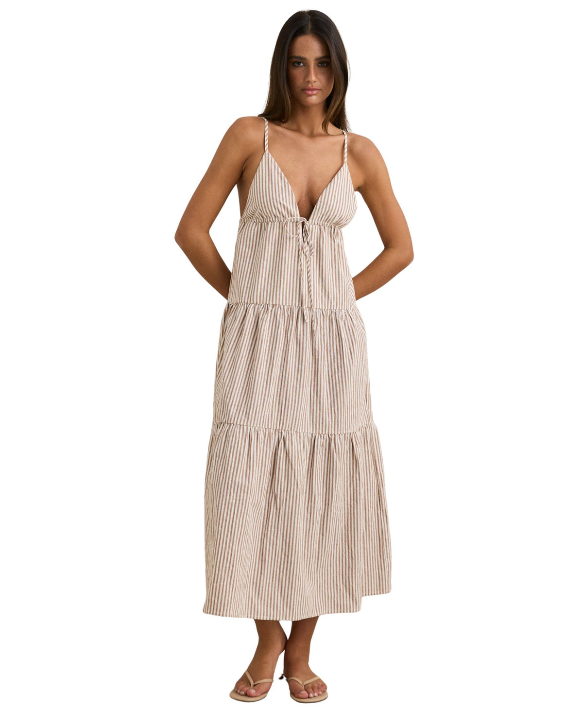 Rhythm Jaci Maxi Dress - Tan