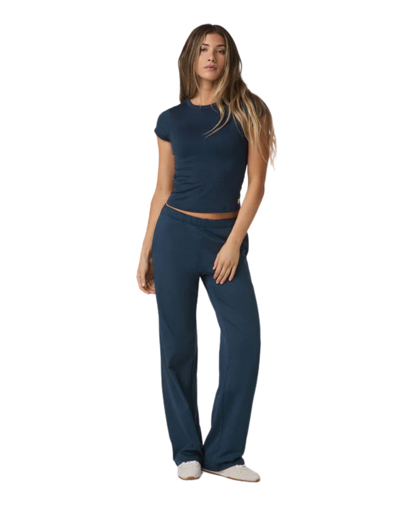 Vuori Halo Modern Straight Leg Pant - Blue Coast Heather