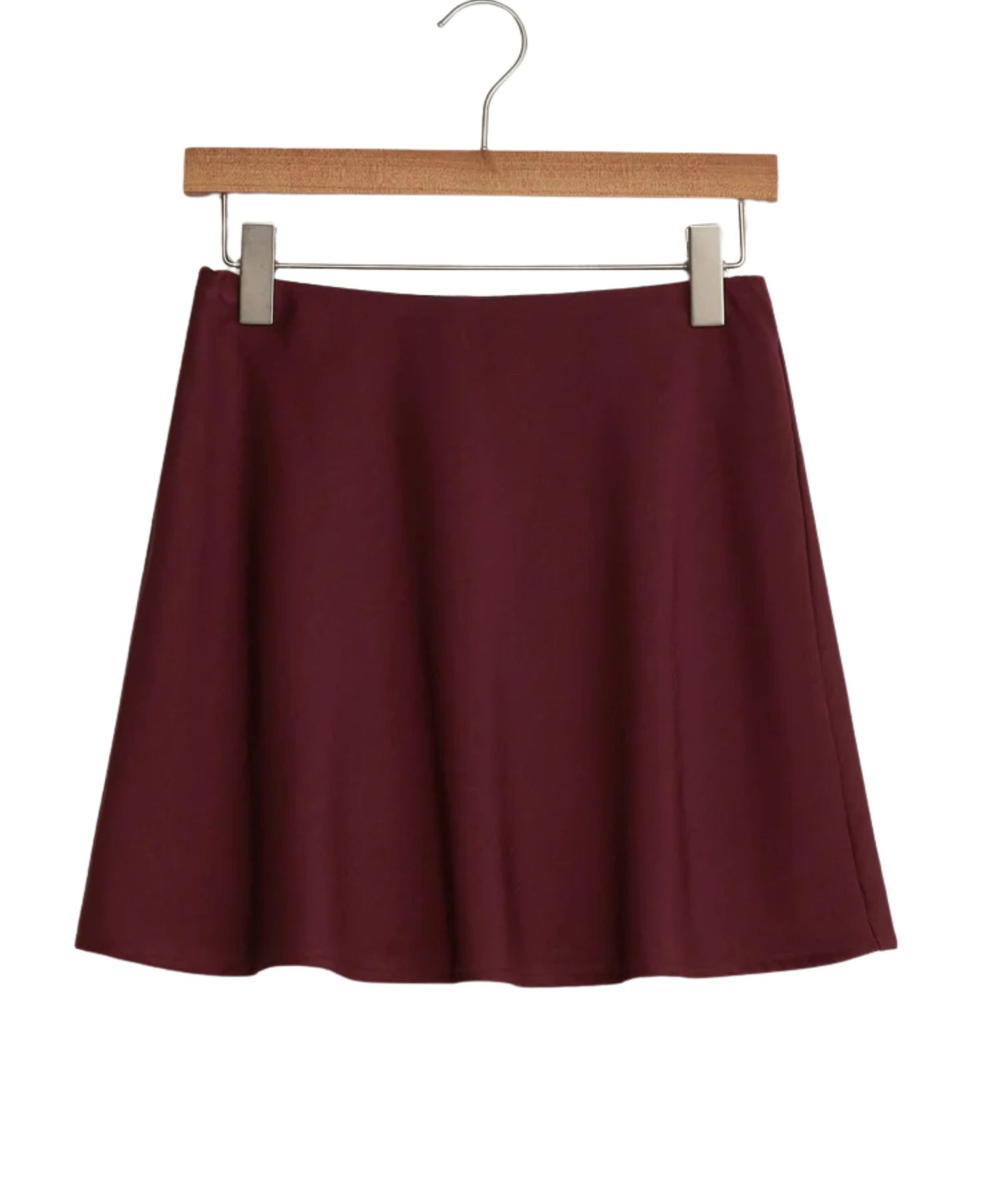 Z Supply Chablis Mini Skirt - Merlot