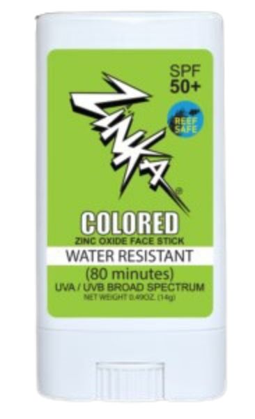 Zinka SPF 50+ Colored Facesticks - Neon Green