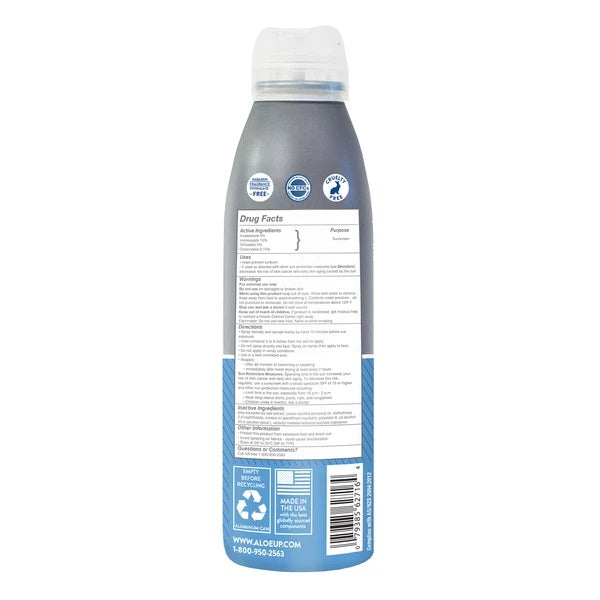 Aloe Up Sport Spf 30 Spray Sunscreen - Spf 30