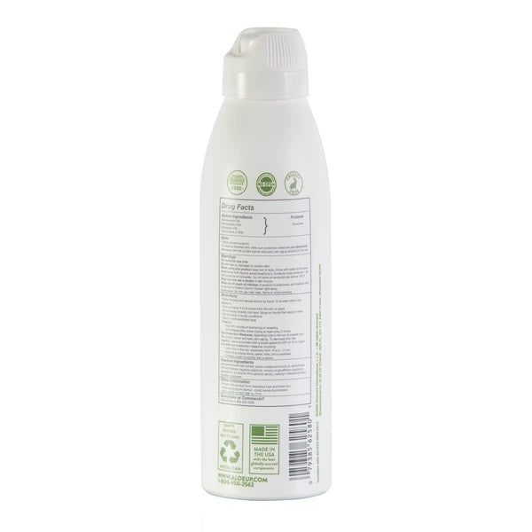 Aloe Up White Collection Spf 50 Spray Sunscreen
