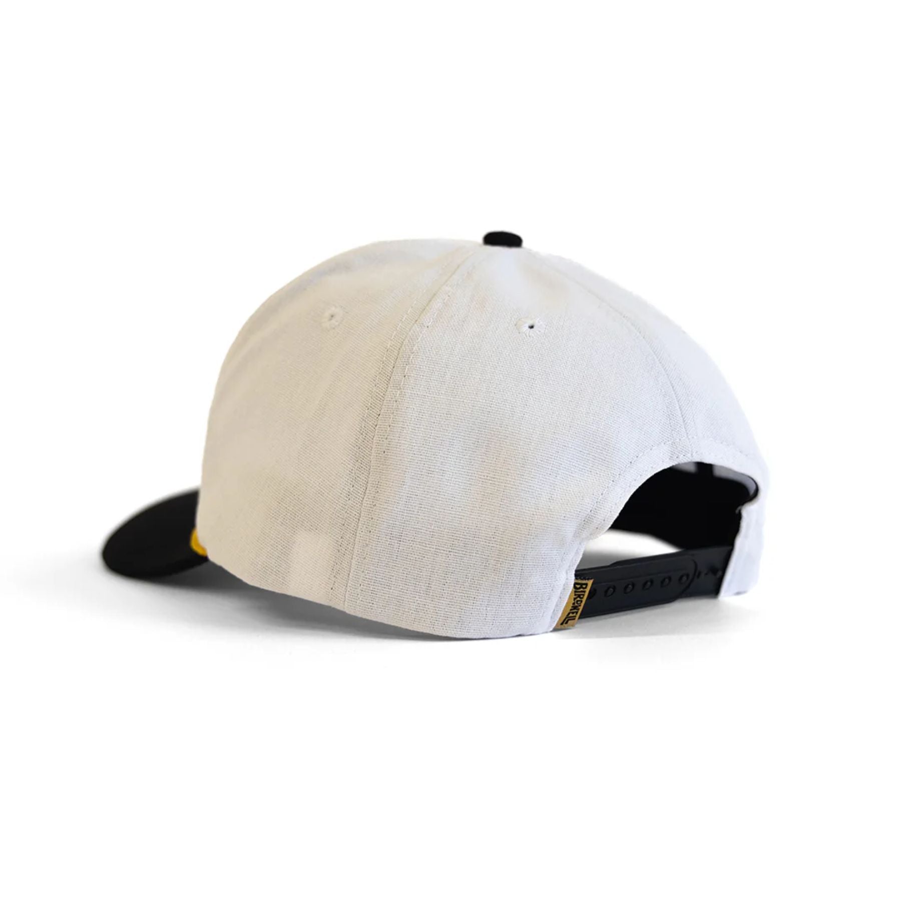 Birdwell Trademark Hemp Snapback Hat - White/ Black