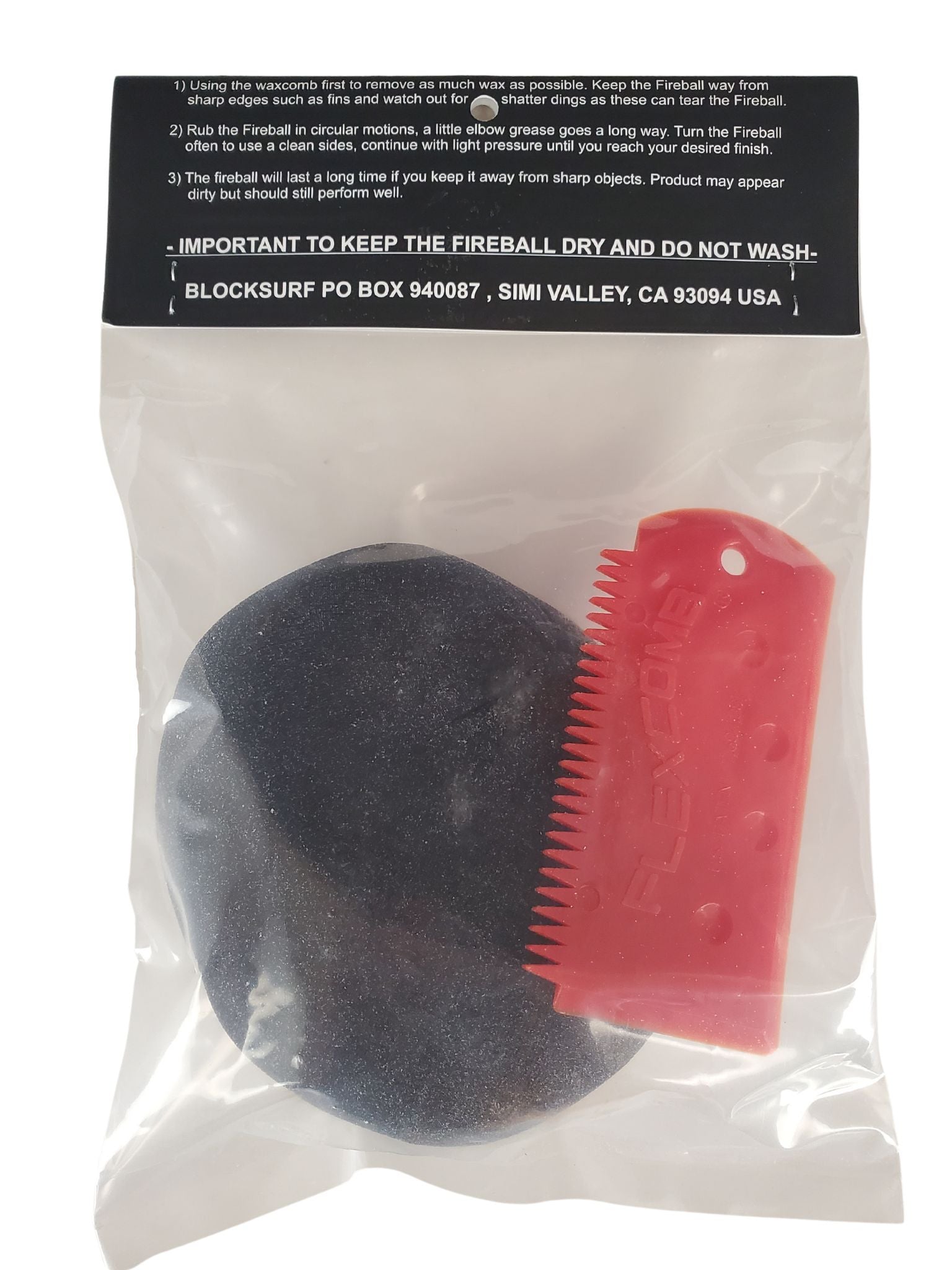 Block Surf Fireball Wax Remover 