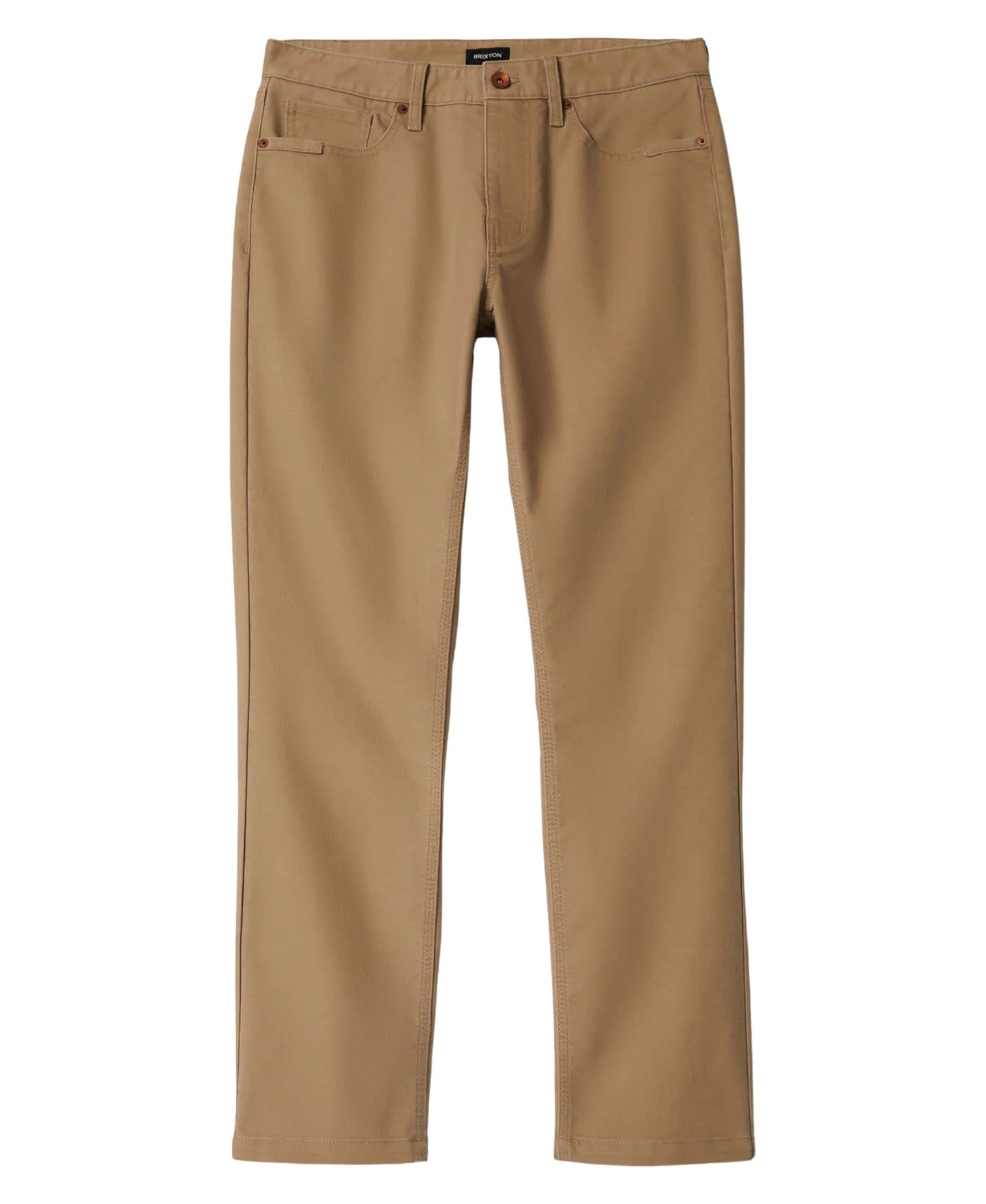 Brixton Builders 5 Pocket Stretch Pant  - KHAKI
