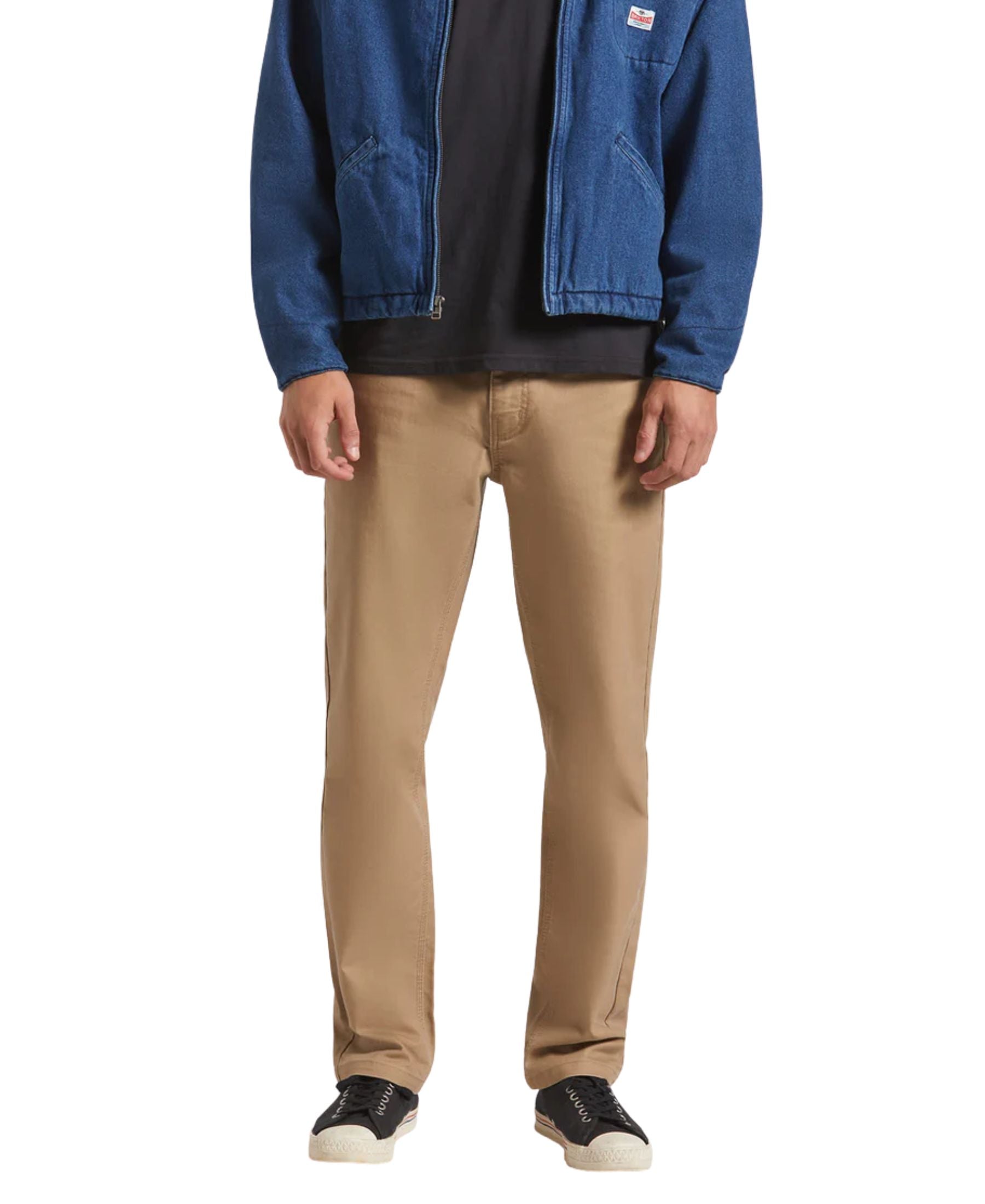 Brixton Builders 5 Pocket Stretch Pant  - KHAKI