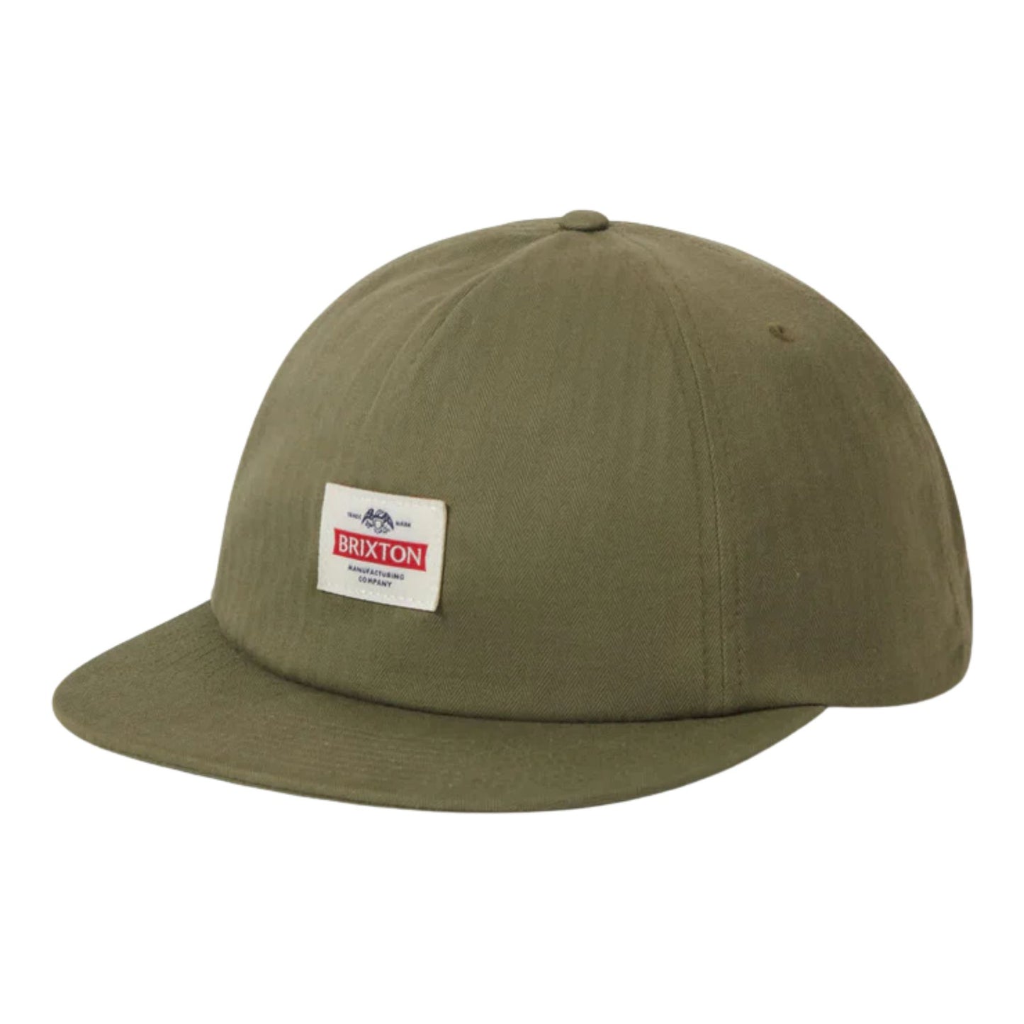 Brixton Pinnacle Snapback - Washed Olive Green