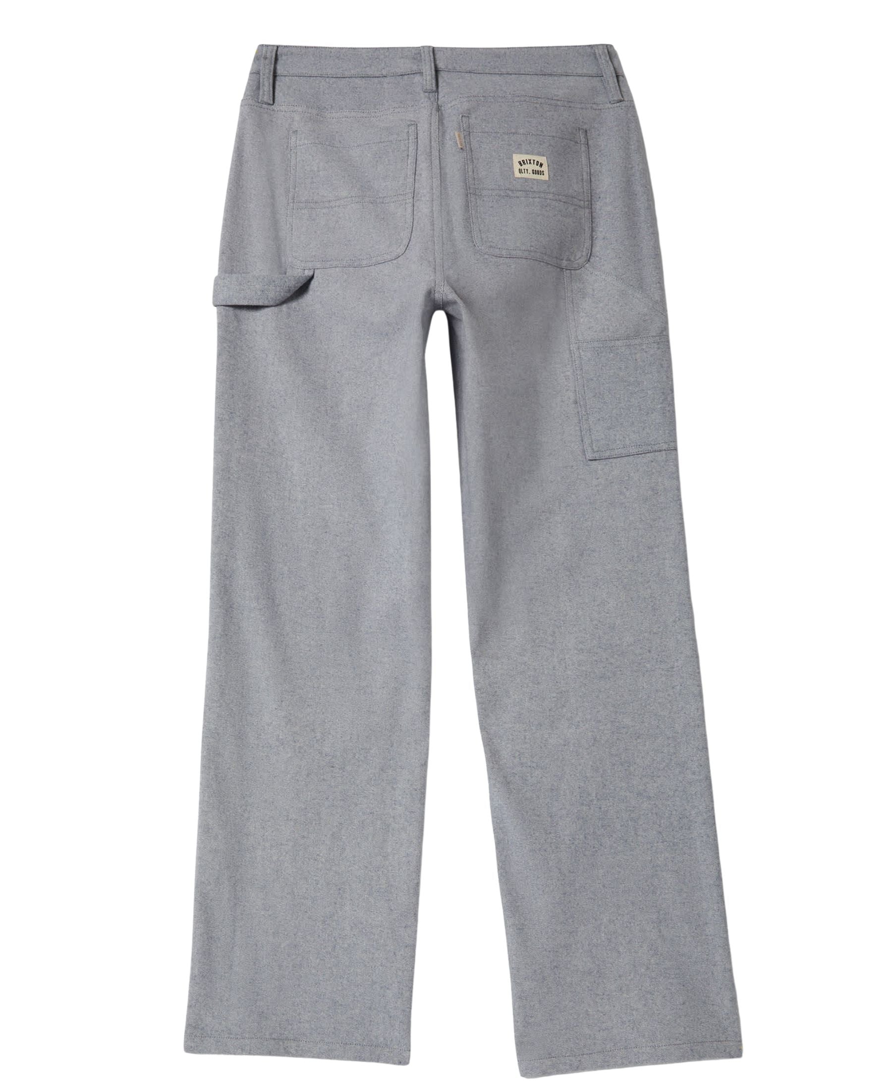 Brixton Women's Essex Patched Painter Pant - Brushed Blue